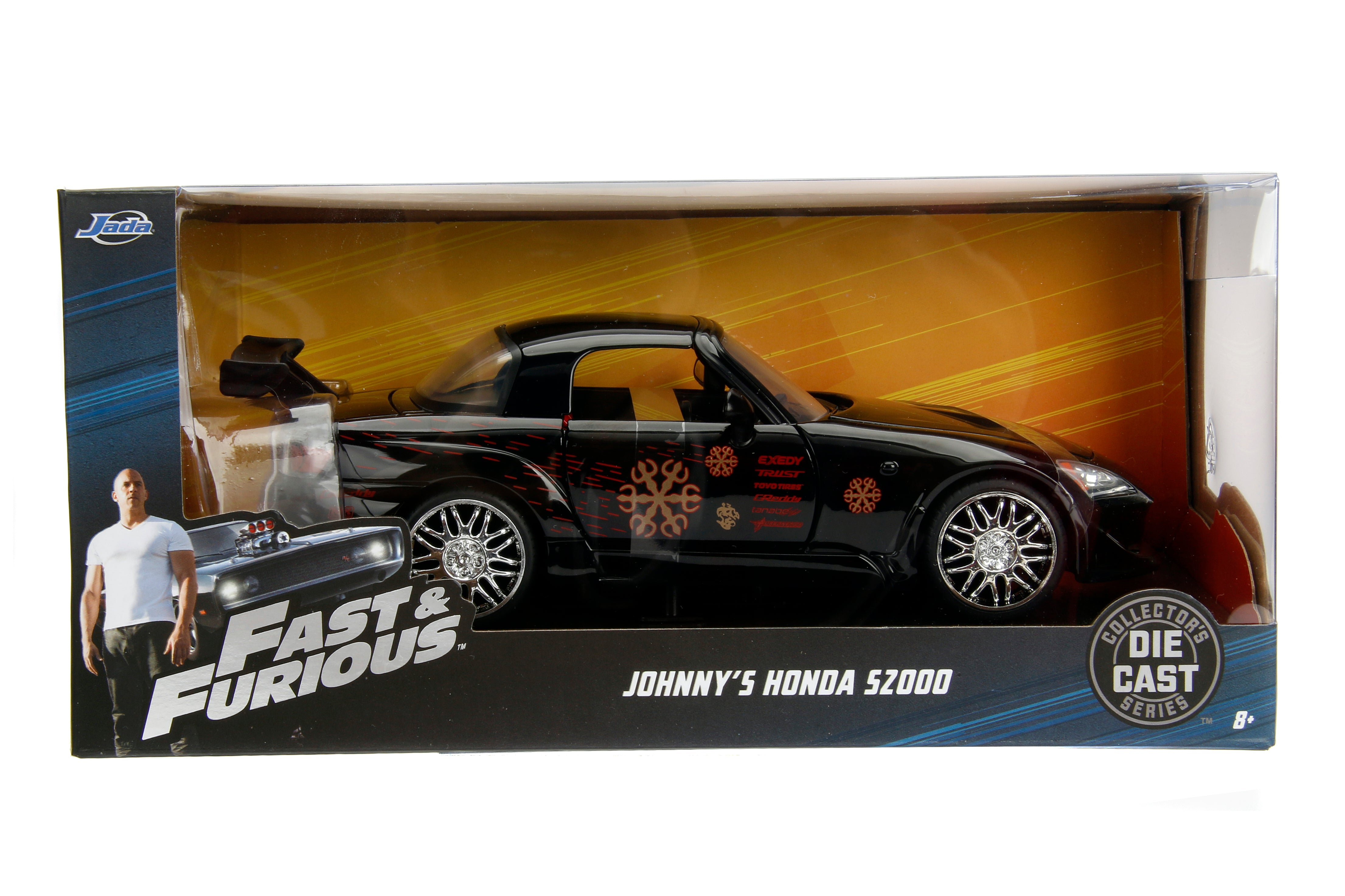 Jada Toys - Fast & Furious Johnny's Honda S2000 1:24 Die-Cast