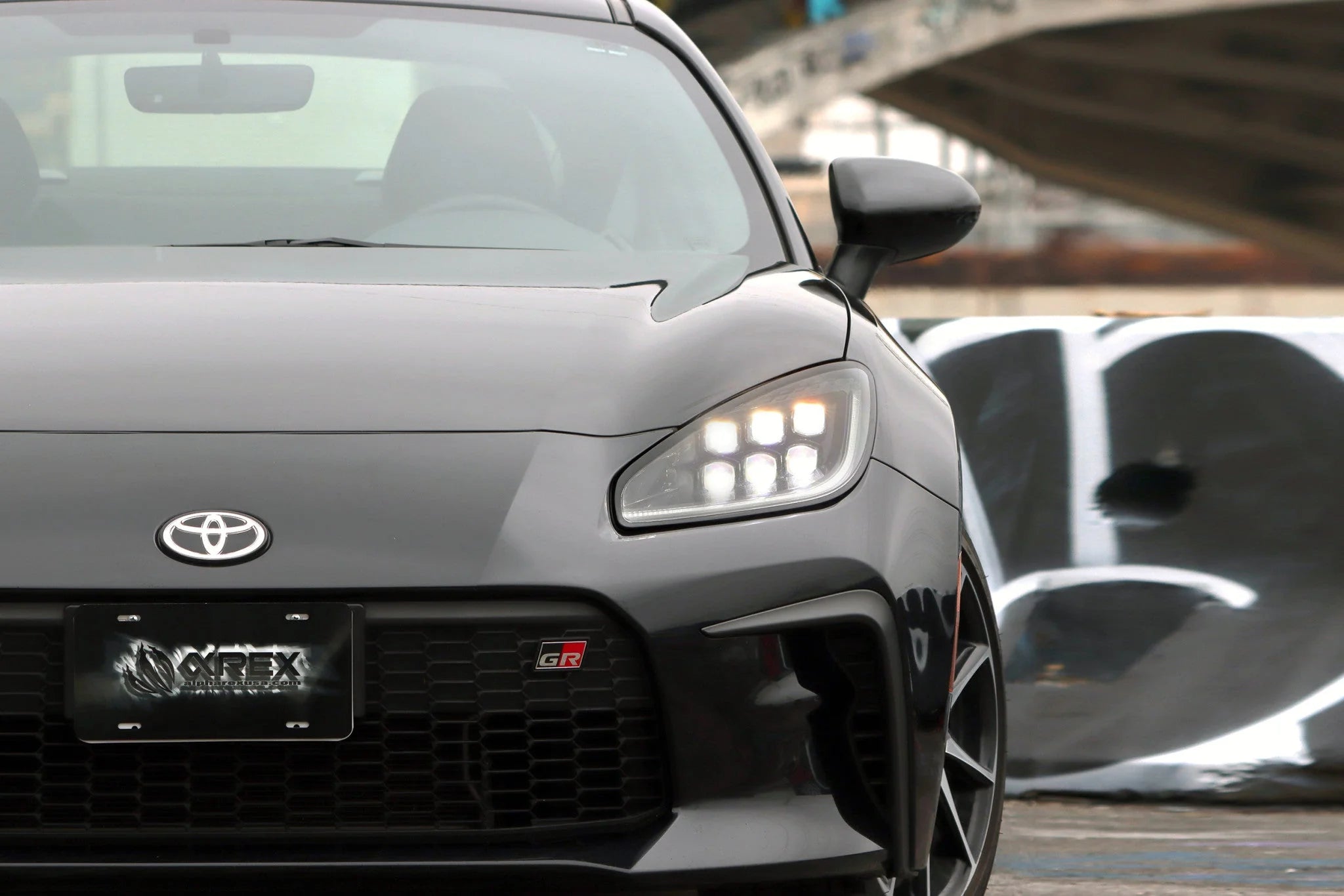 AlphaRex 21-23 Toyota GR86 / Subaru BRZ NOVA-Series LED Projector Headlights - Alpha Black