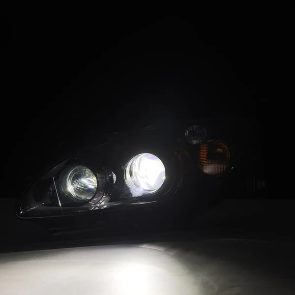 AlphaRex 99-09 Honda S2000 LUXX-Series Projector LED Headlights - Alpha-Black