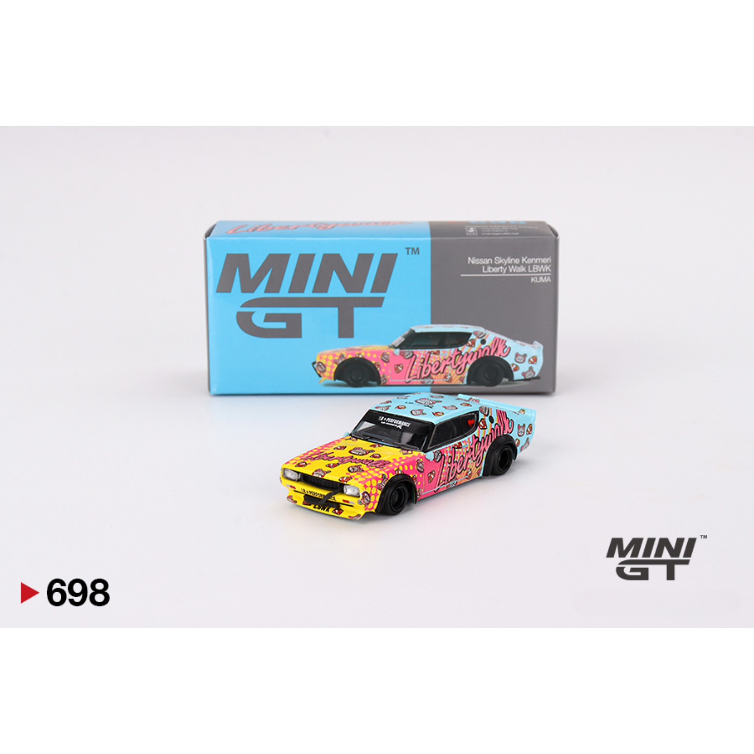 Mini GT Nissan Skyline Kenmeri Liberty Walk LBWK KUMA