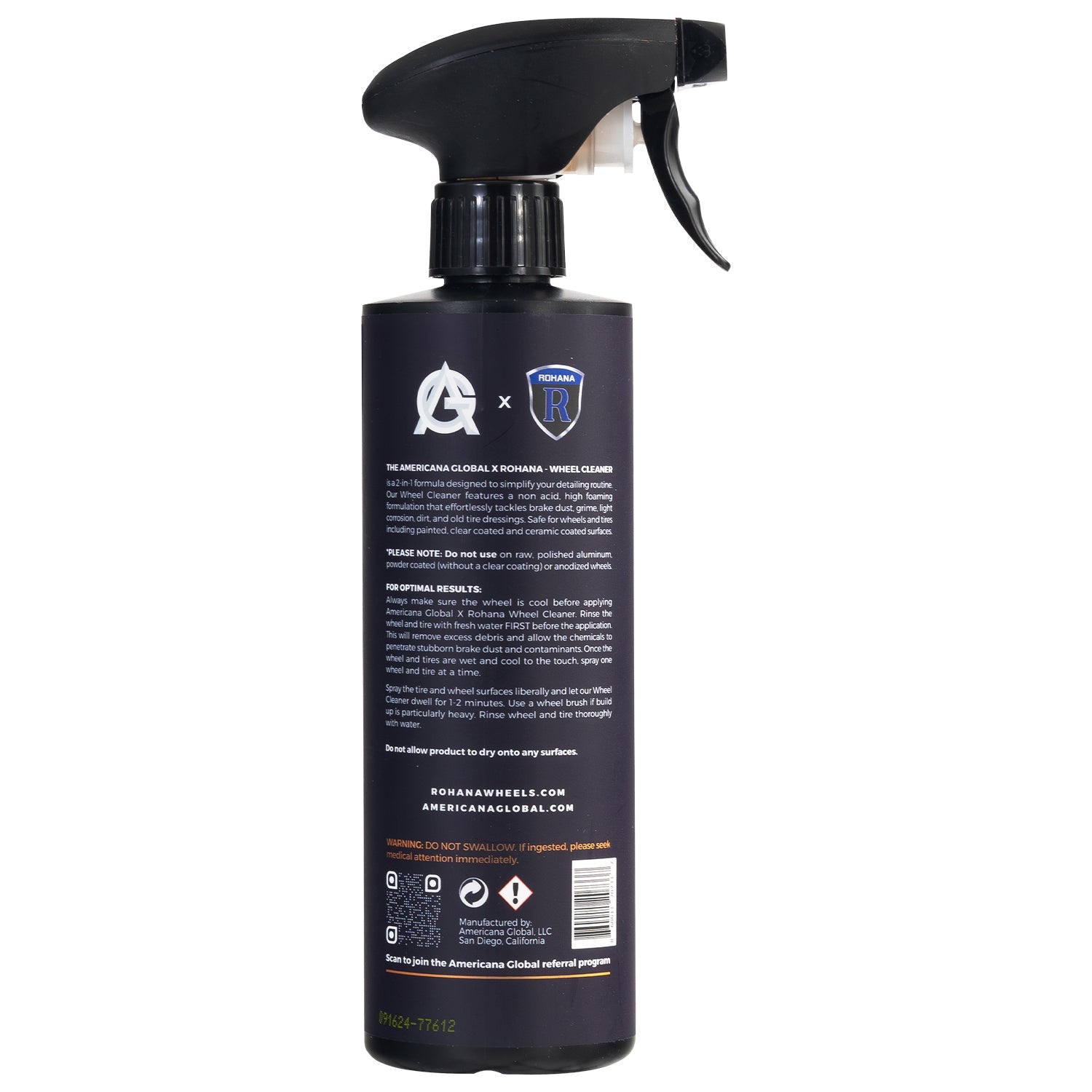 Rohana x Americana Global Wheel Cleaner - 16 oz