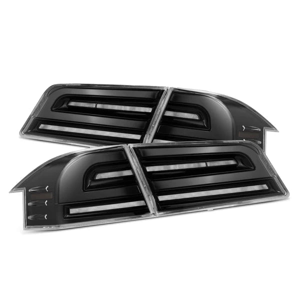 AlphaRex 12-21 Tesla Model S LUXX-Series LED Tail Lights - Alpha-Black