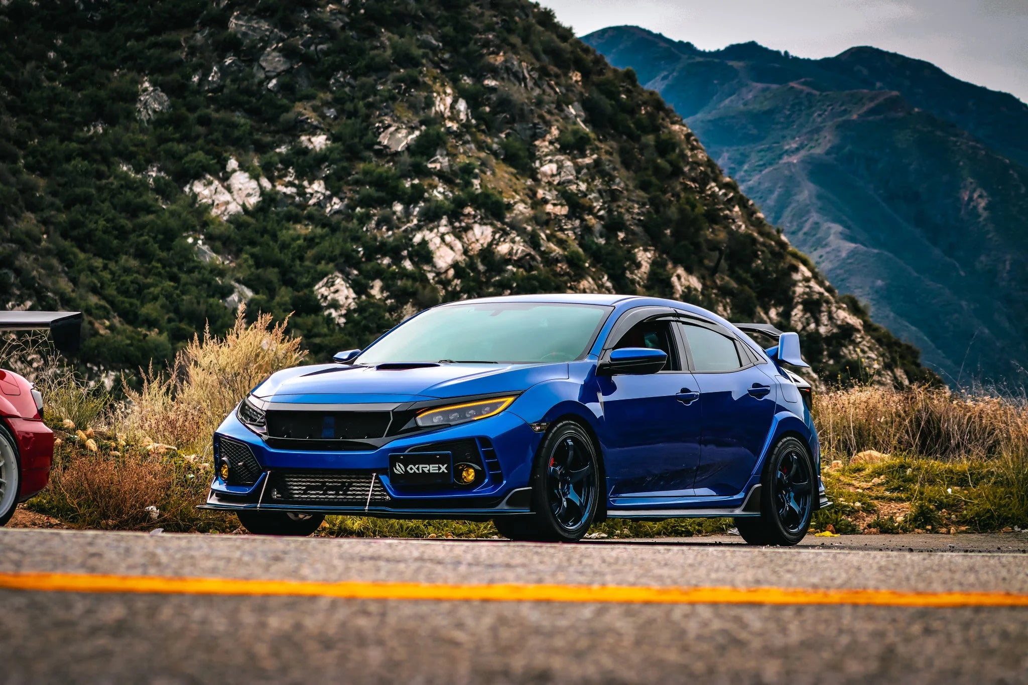 AlphaRex 16-21 Honda Civic NOVA-Series LED Proj Headlights Alpha-Black w/Actv Lgt & Seq.Sig / SB DRL