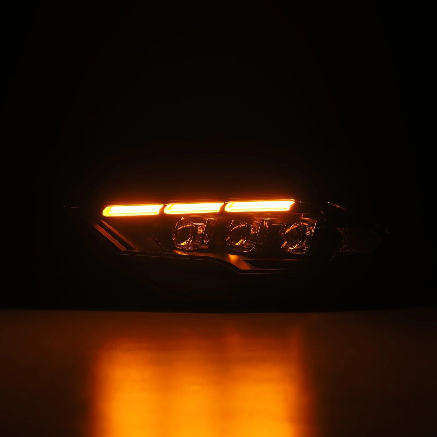 AlphaRex 18-20 Ford Mustang NOVA LED Proj Headlights Black w/Activ Light/Seq Signal/Switch DRL