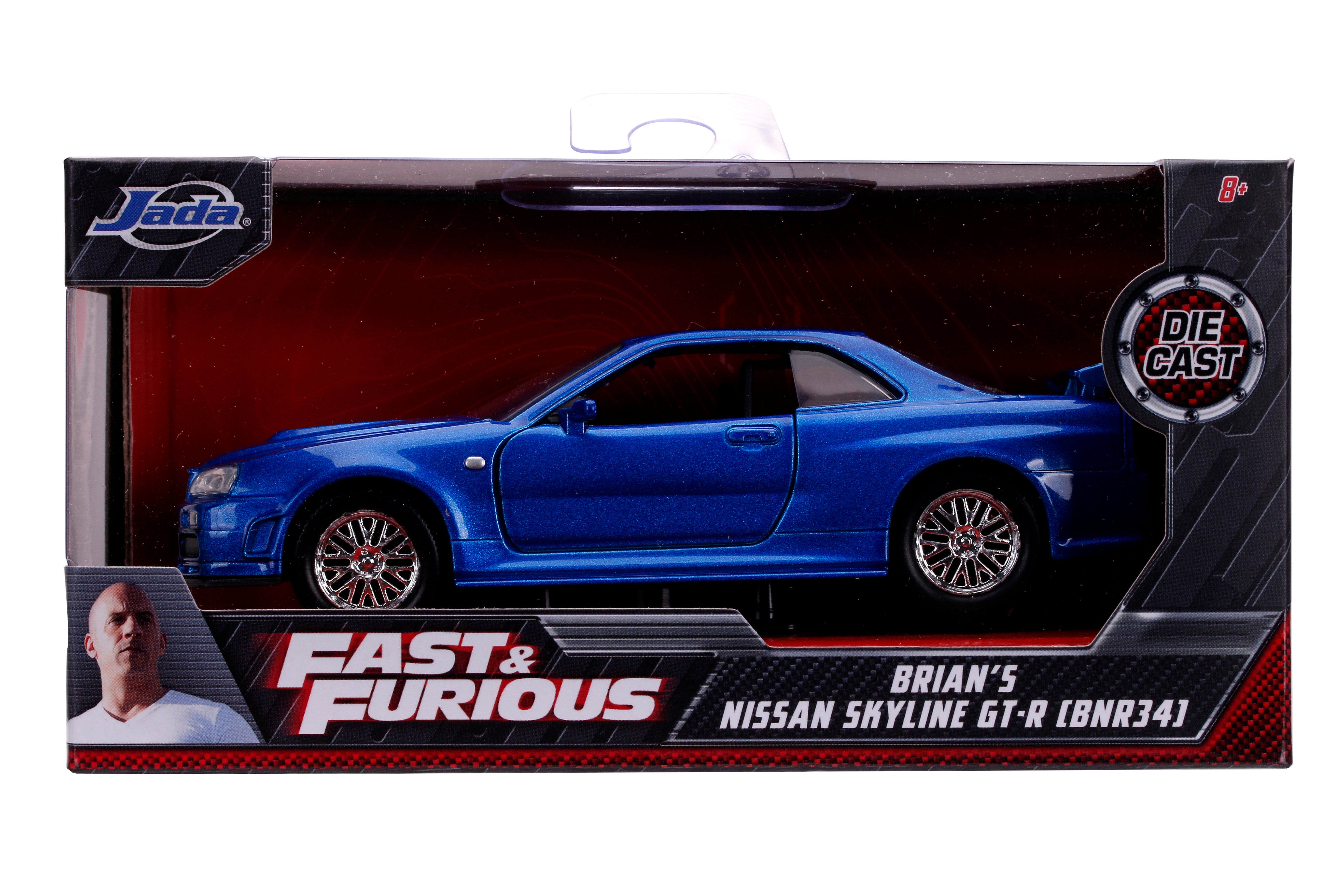 【値引き】FAST&FURIOUS Brian's Nissan Skyline BRIAN'S NISSAN SKYLINE GT-R BNR34 TURQUOISE 