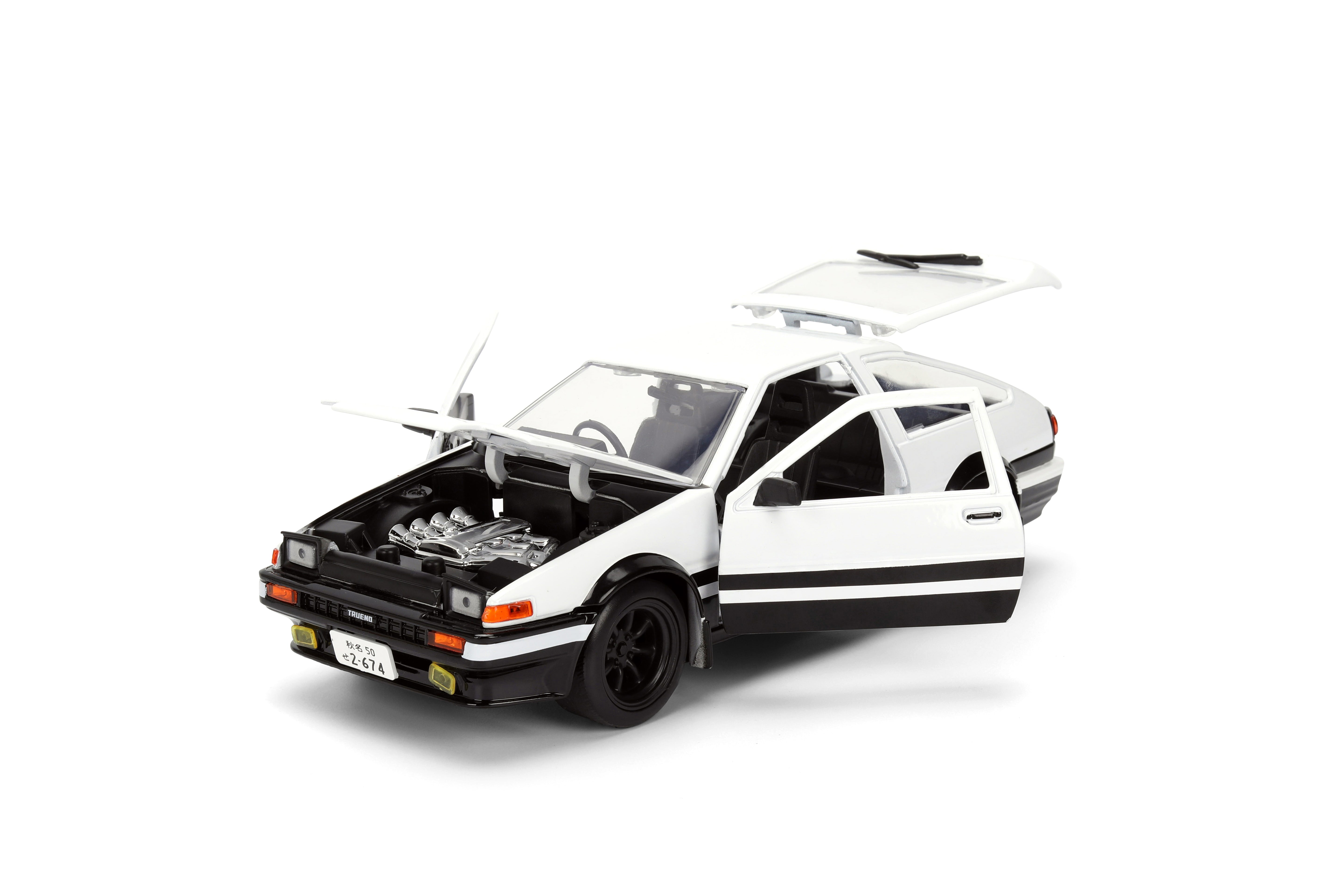 Jada Toys - Initial D 1986 Toyota Trueno (AE86) w/ Takumi 1:24 Die-Cast