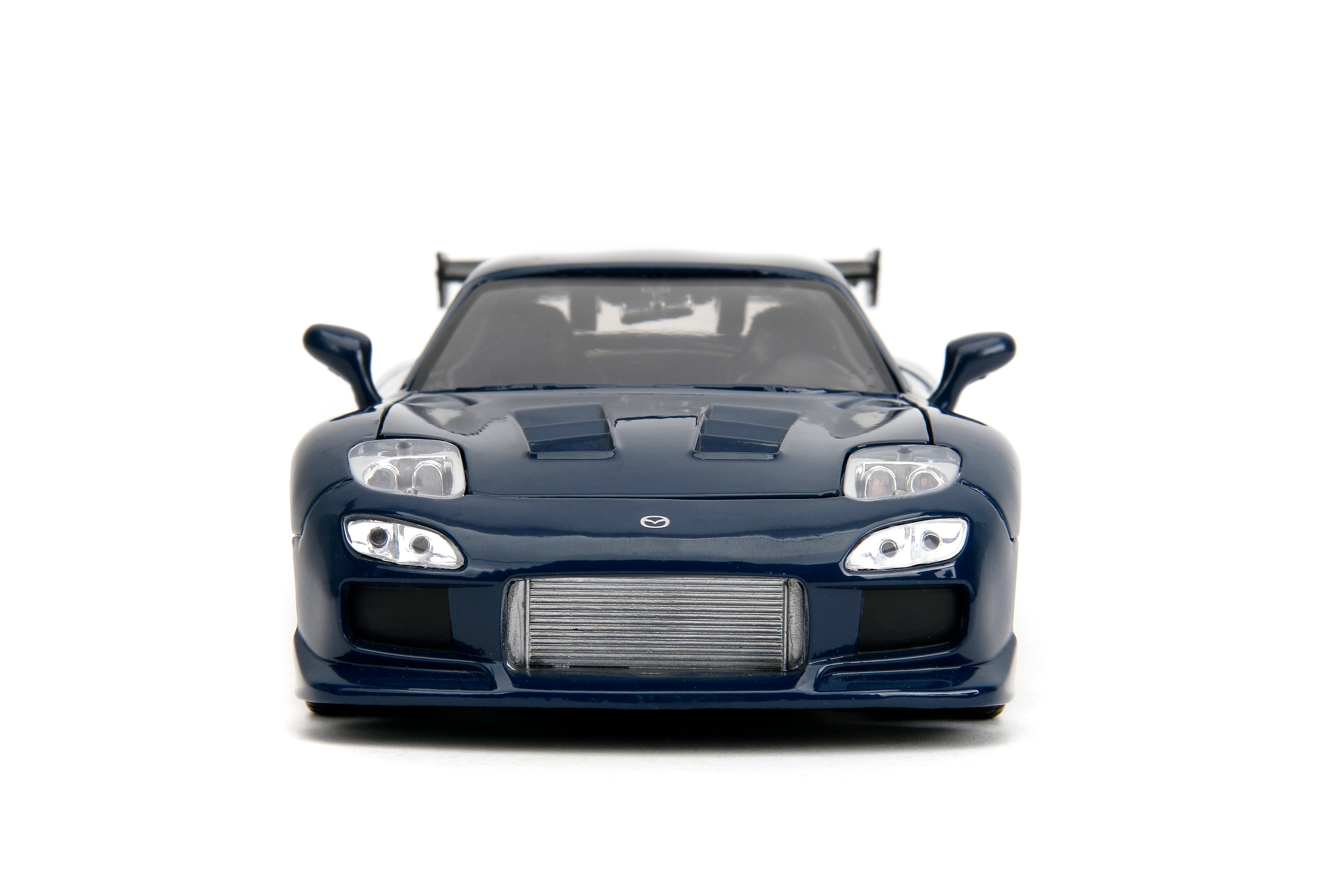 Jada Toys - Naruto 1993 Mazda RX-7 w/ Kakashi 1:24 Die-Cast