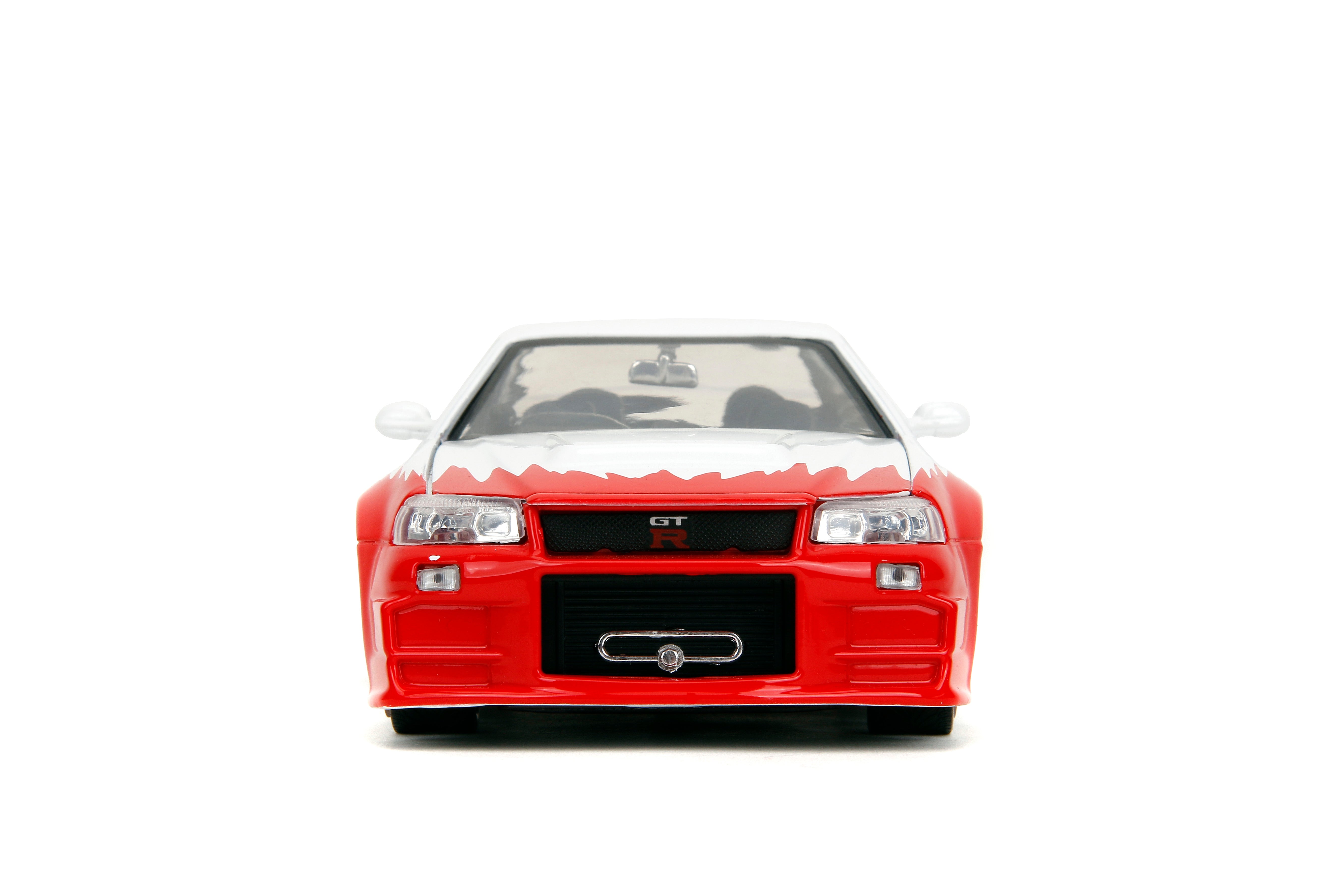 Jada Toys - Street Fighter 2002 Nissan Skyline GTR w/ Ryu Figure - 1:24 Scale Die-Cast