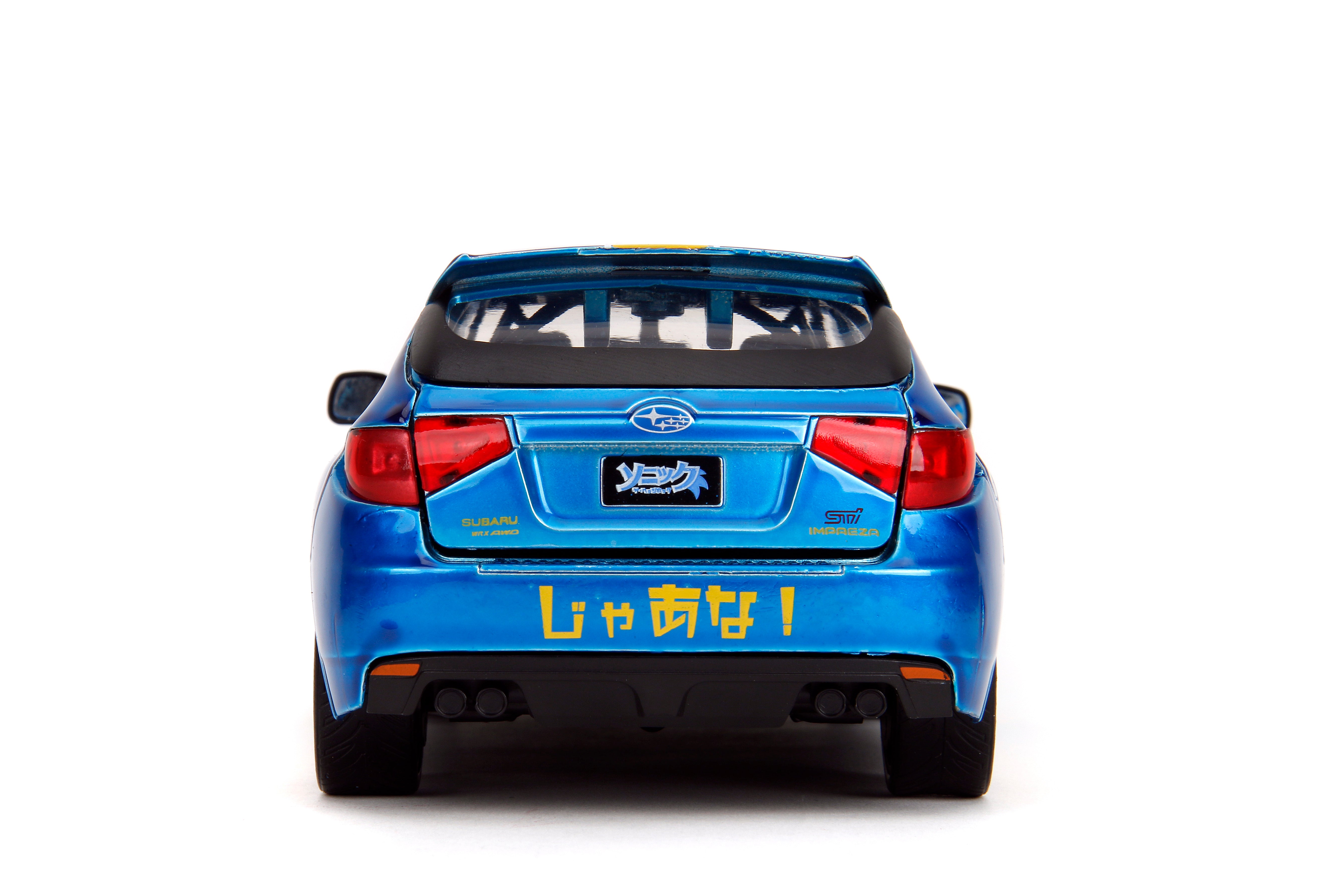 Jada Toys - 2012 Subaru Impreza WRX STI w/ Sonic The Hedgehog 1:24 Die-Cast