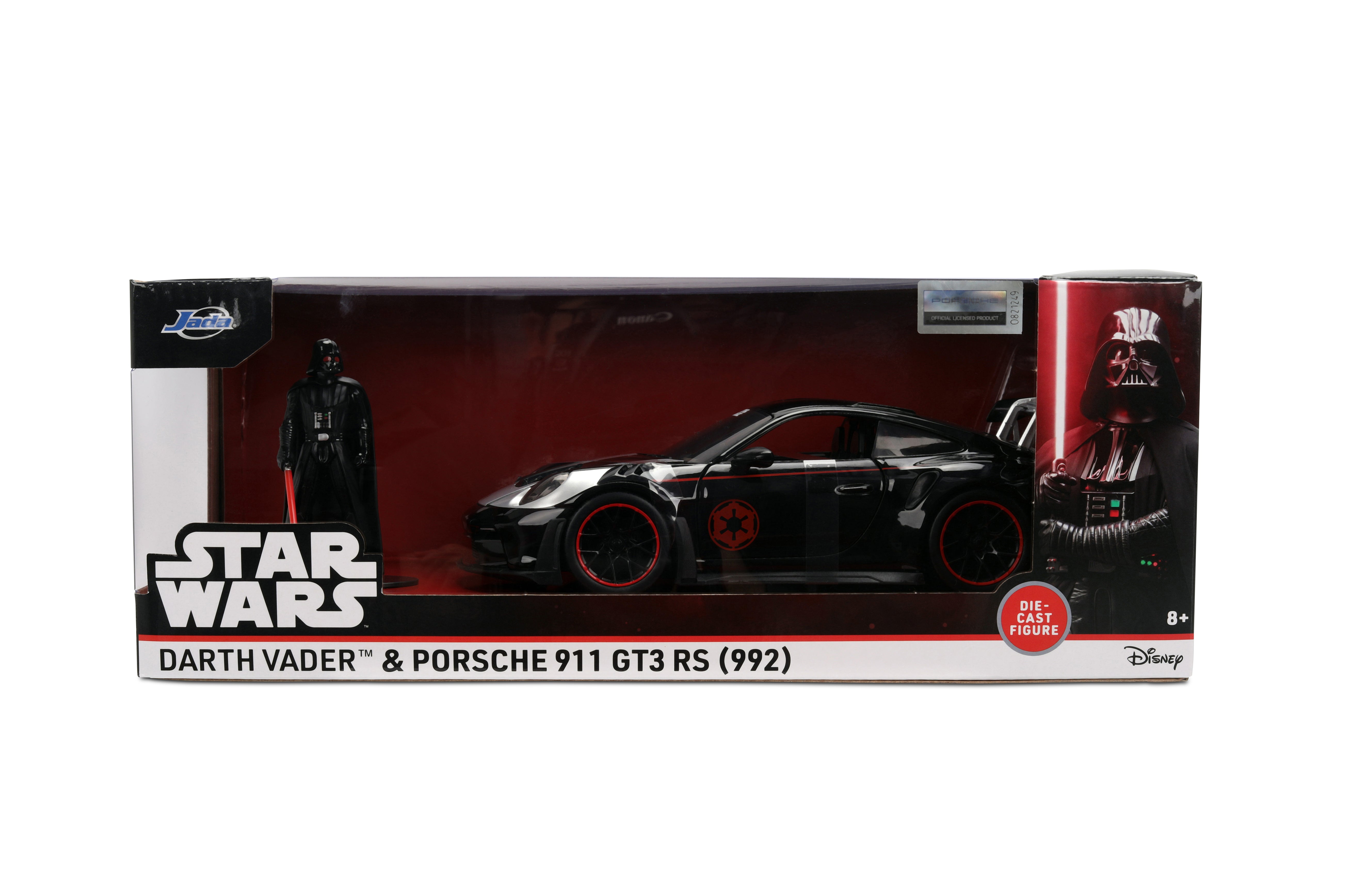 Jada Toys - Star Wars Porsche 911 GT3RS w/ Darth Vader 1:24 Die-Cast